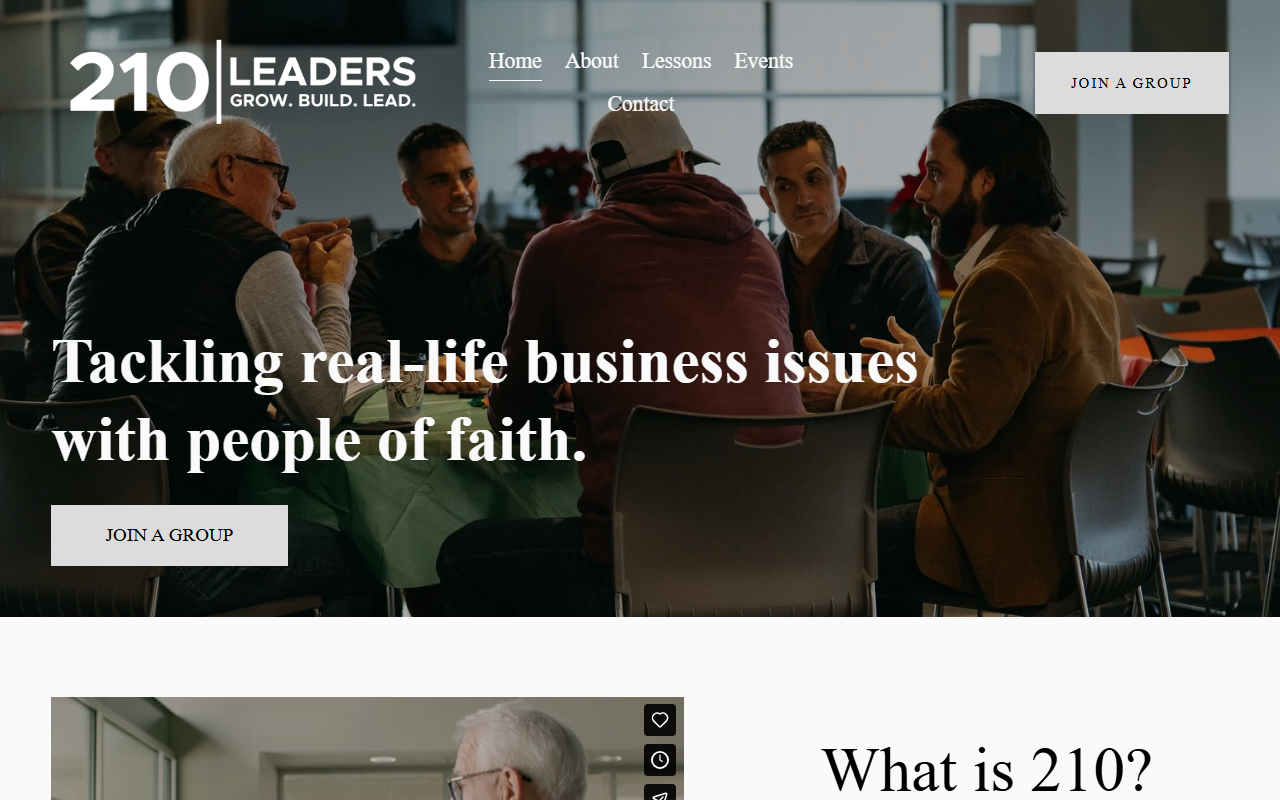 210-leaders.com screenshot