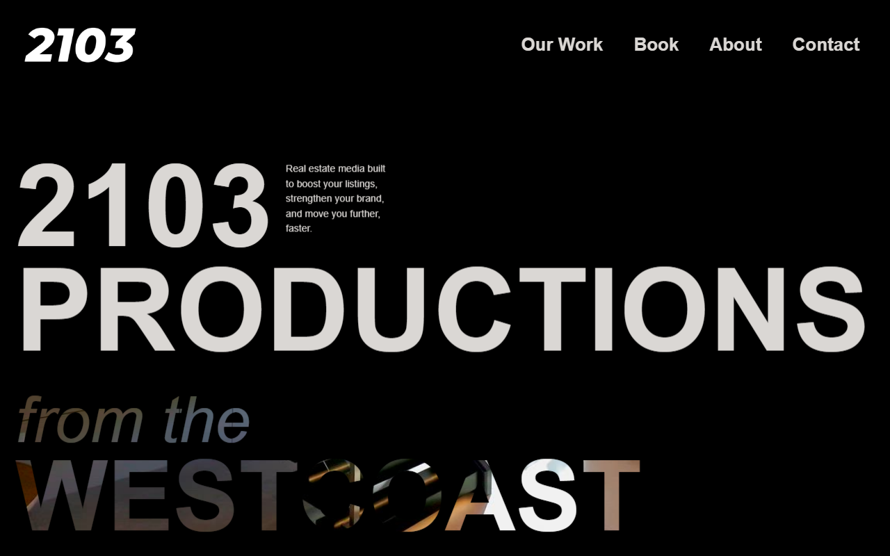 2103productions.com screenshot