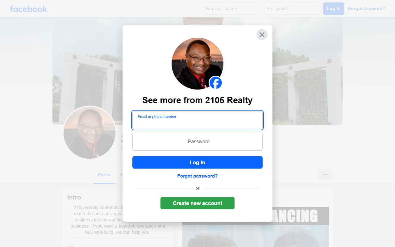 2105realty.com screenshot