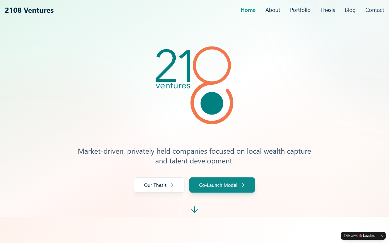 2108ventures.com screenshot