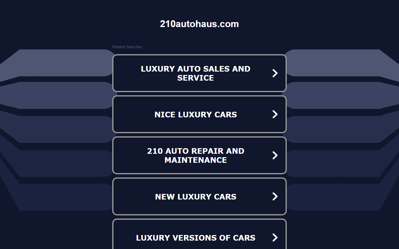 210autohaus.com screenshot