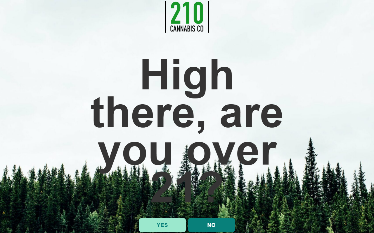 210cannabisco.com screenshot