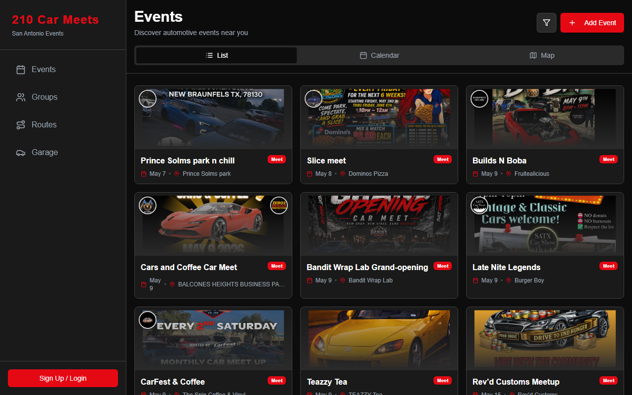 210carmeets.com screenshot