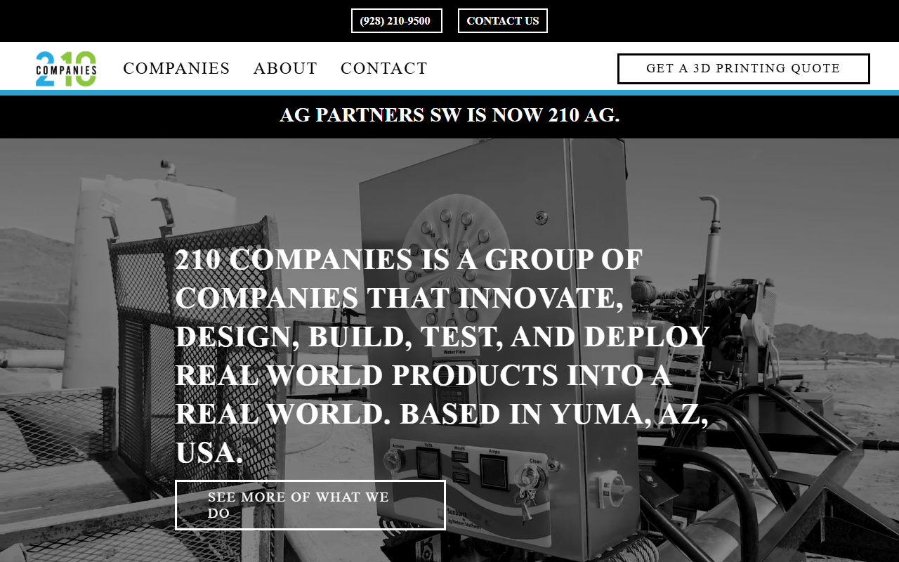 210companies.com screenshot