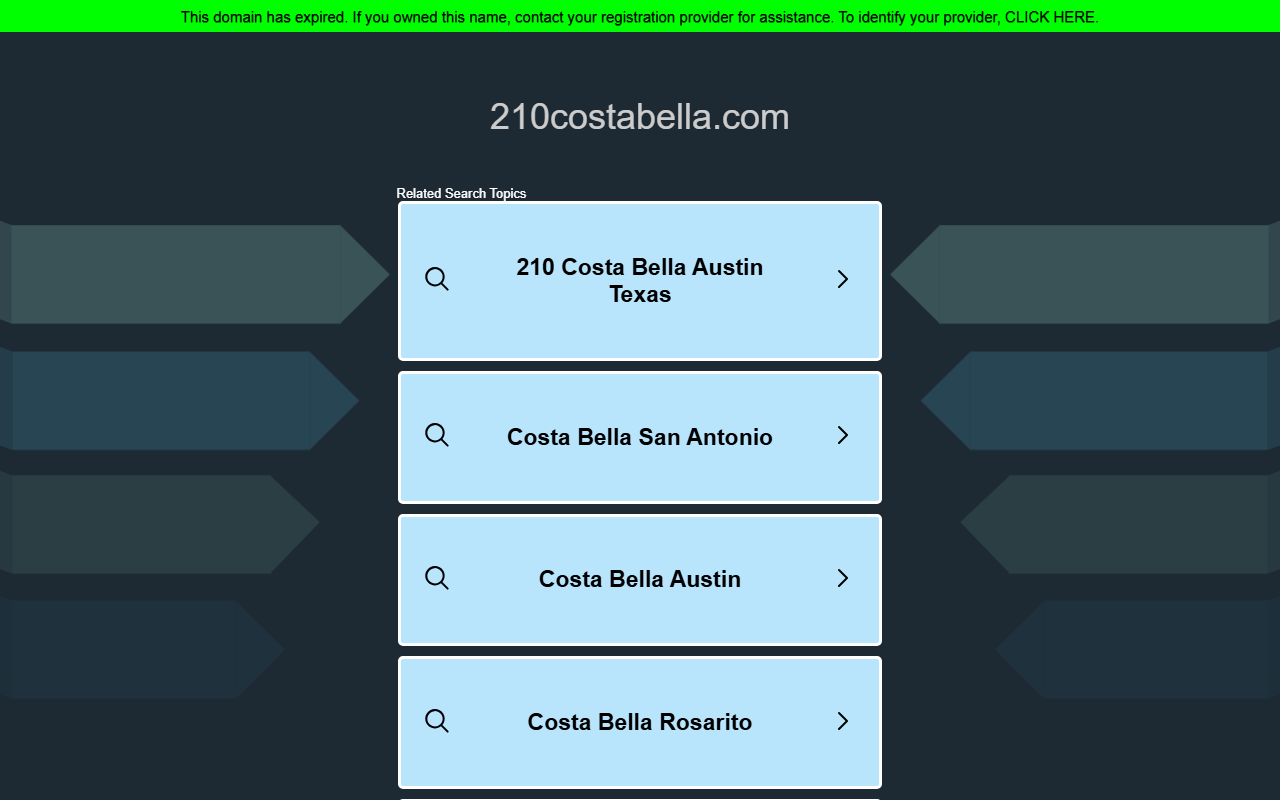 210costabella.com screenshot