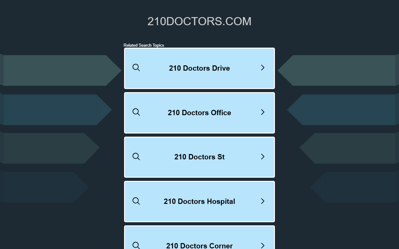 210doctors.com screenshot