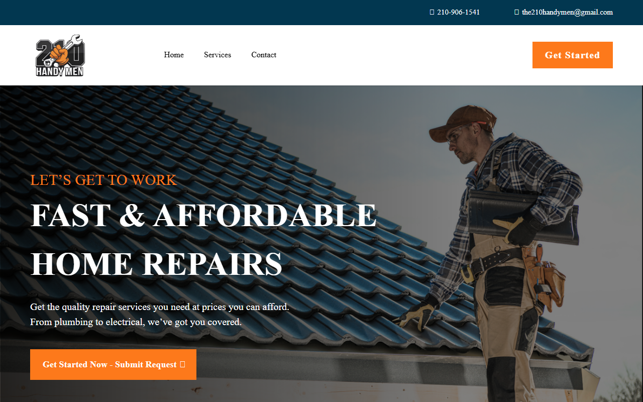 210handymen.com screenshot