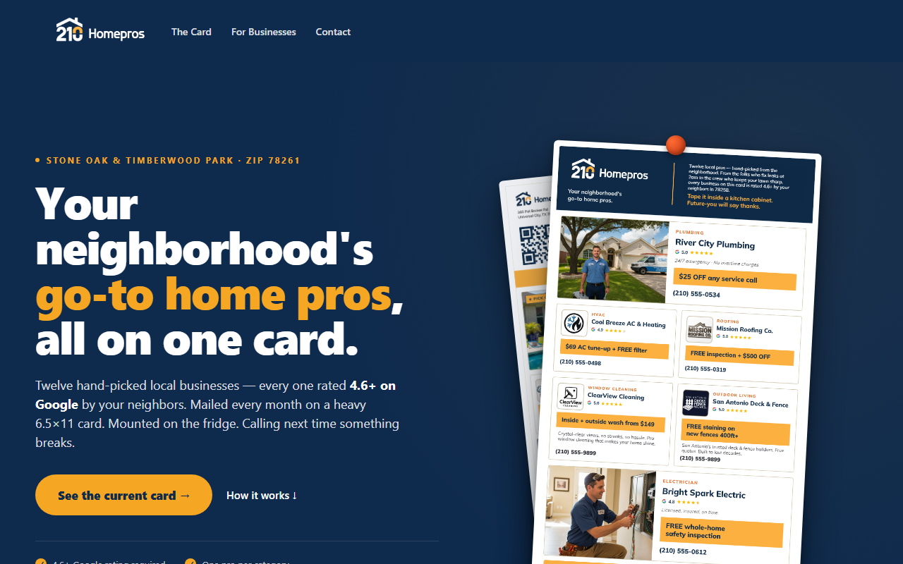 210homepros.com screenshot