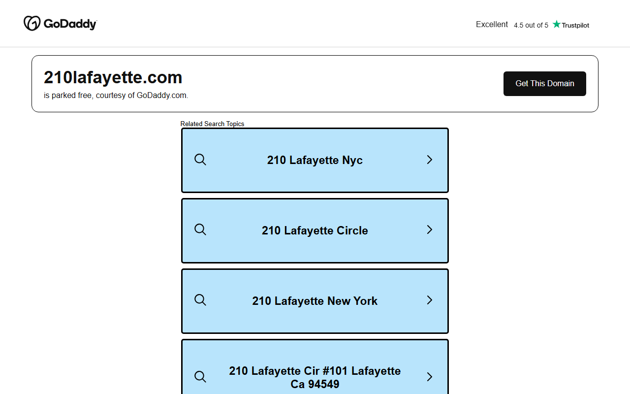 210lafayette.com screenshot