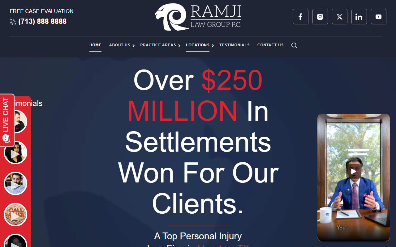 210lawfirm.com screenshot