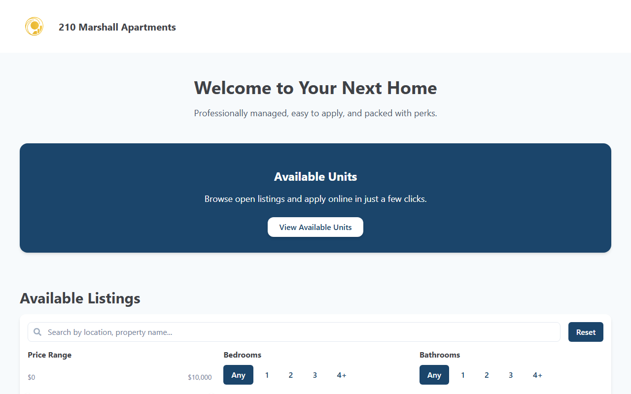 210marshall.com screenshot