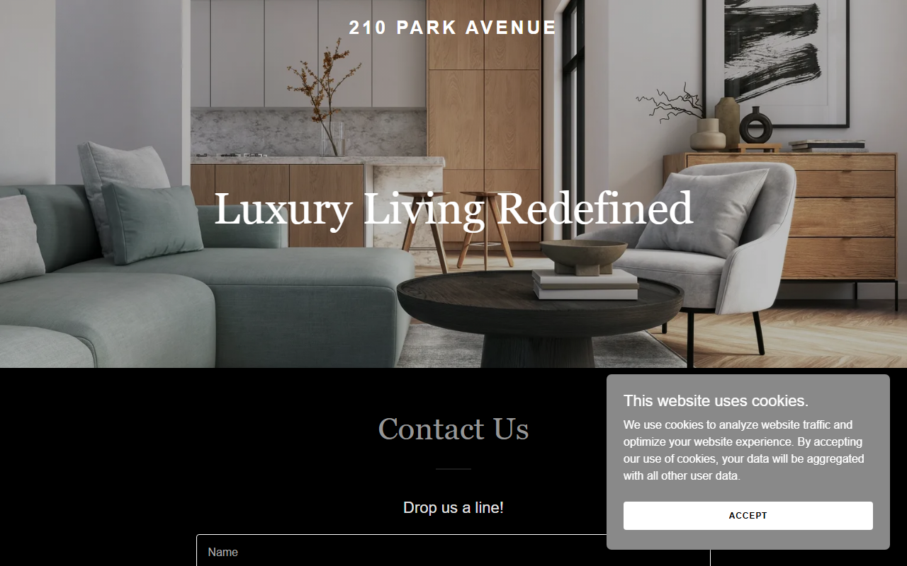 210parkavenue.com screenshot