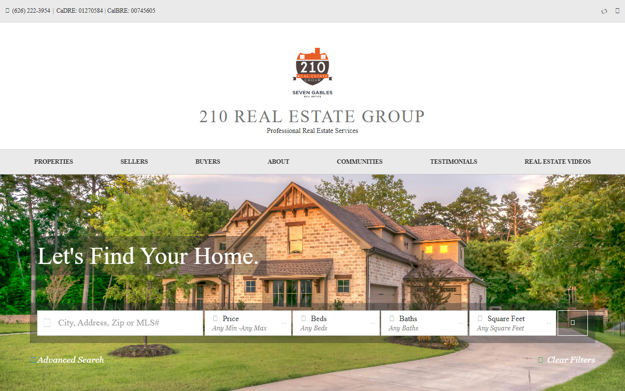 210realestate.com screenshot