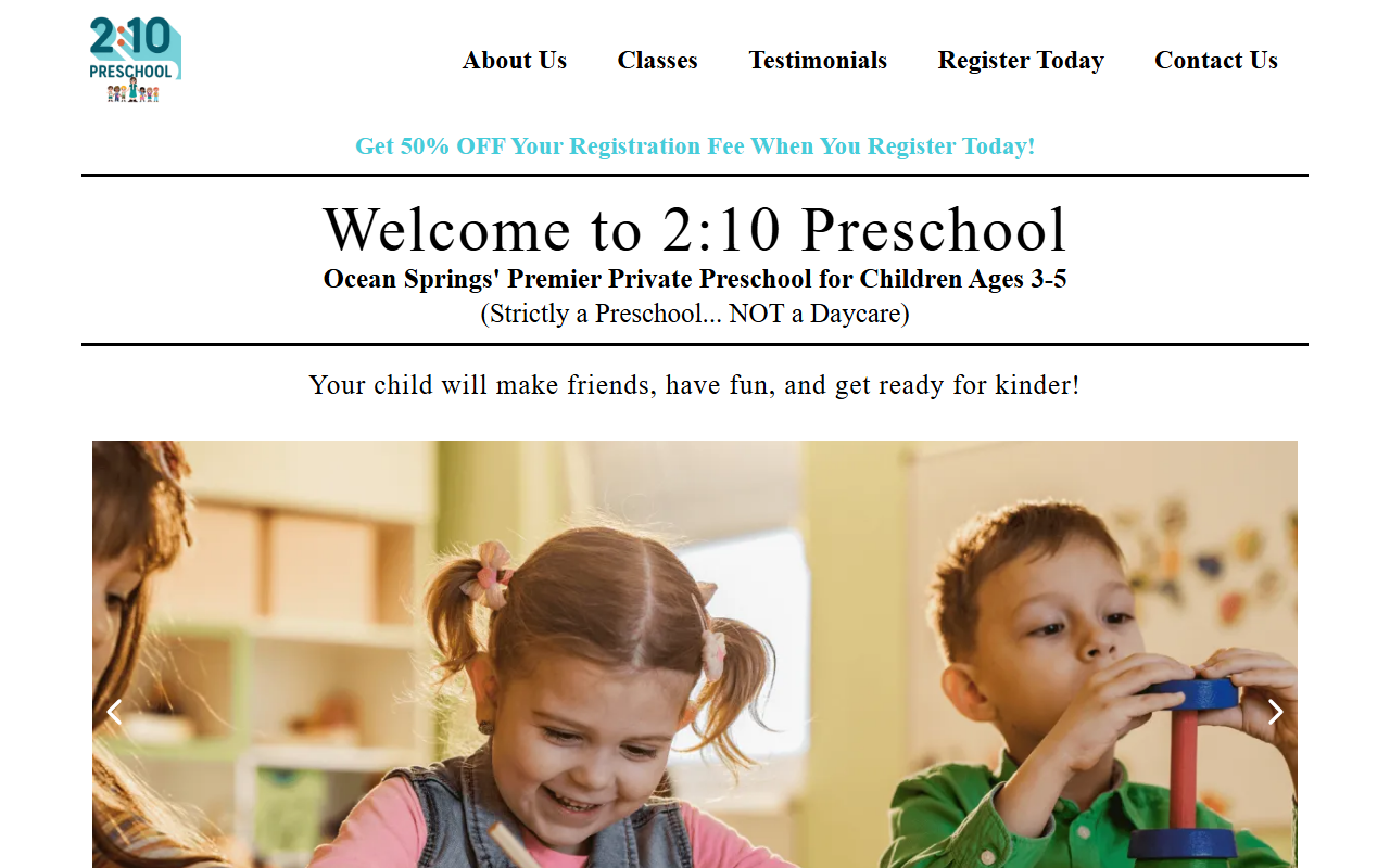 210schoolhouse.com screenshot