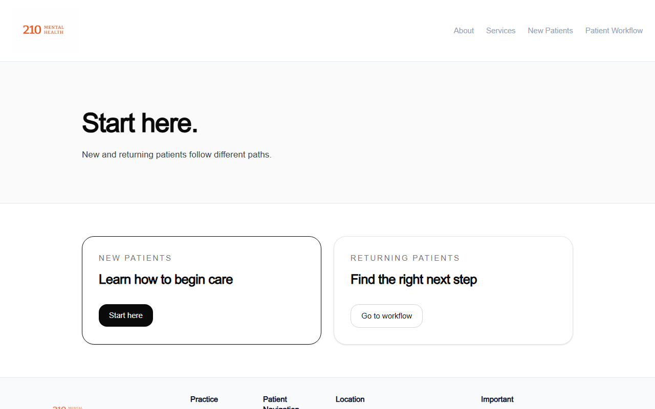 210therapy.com screenshot