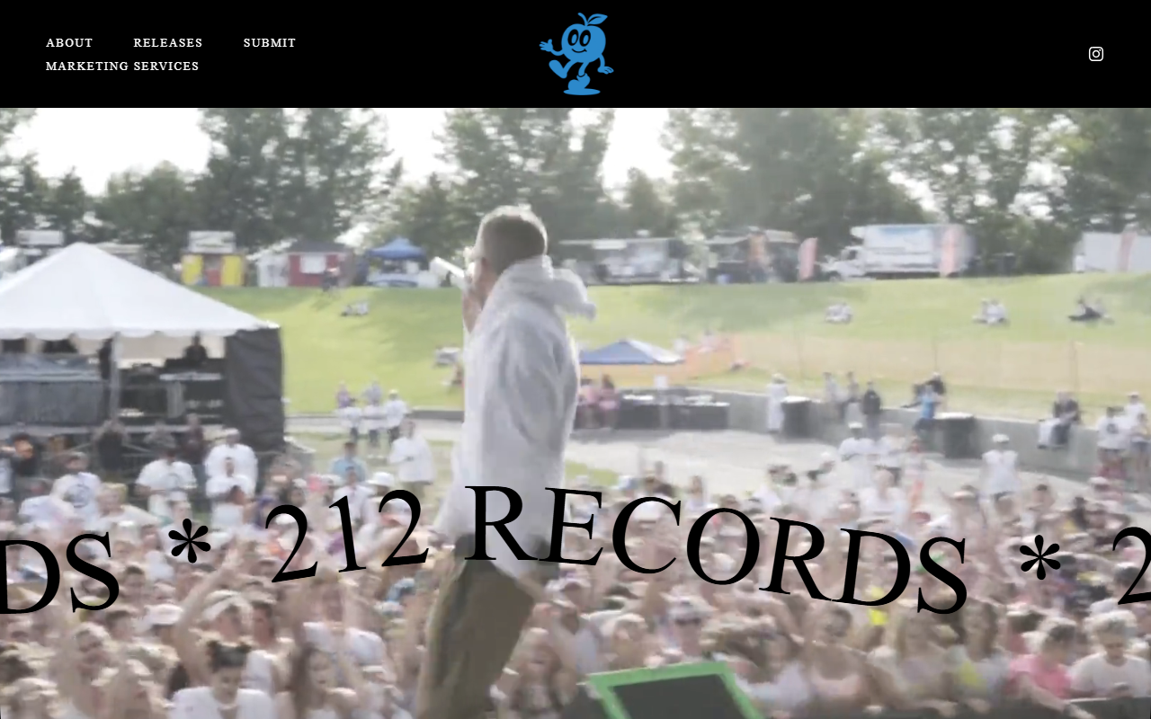 212-records.com screenshot