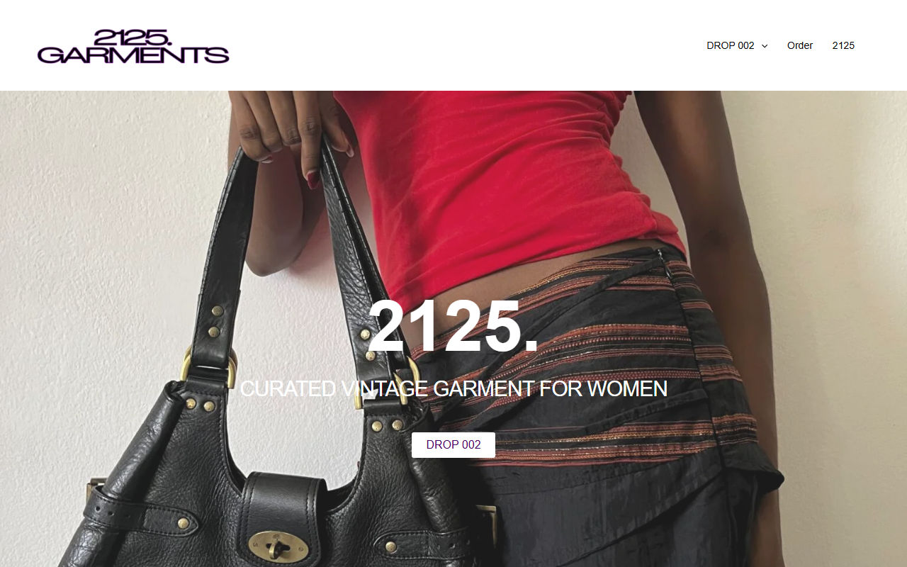 2125garments.com screenshot