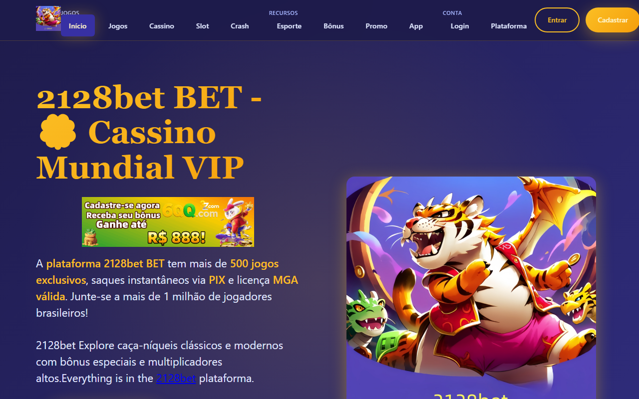 2128betcomvg.com screenshot