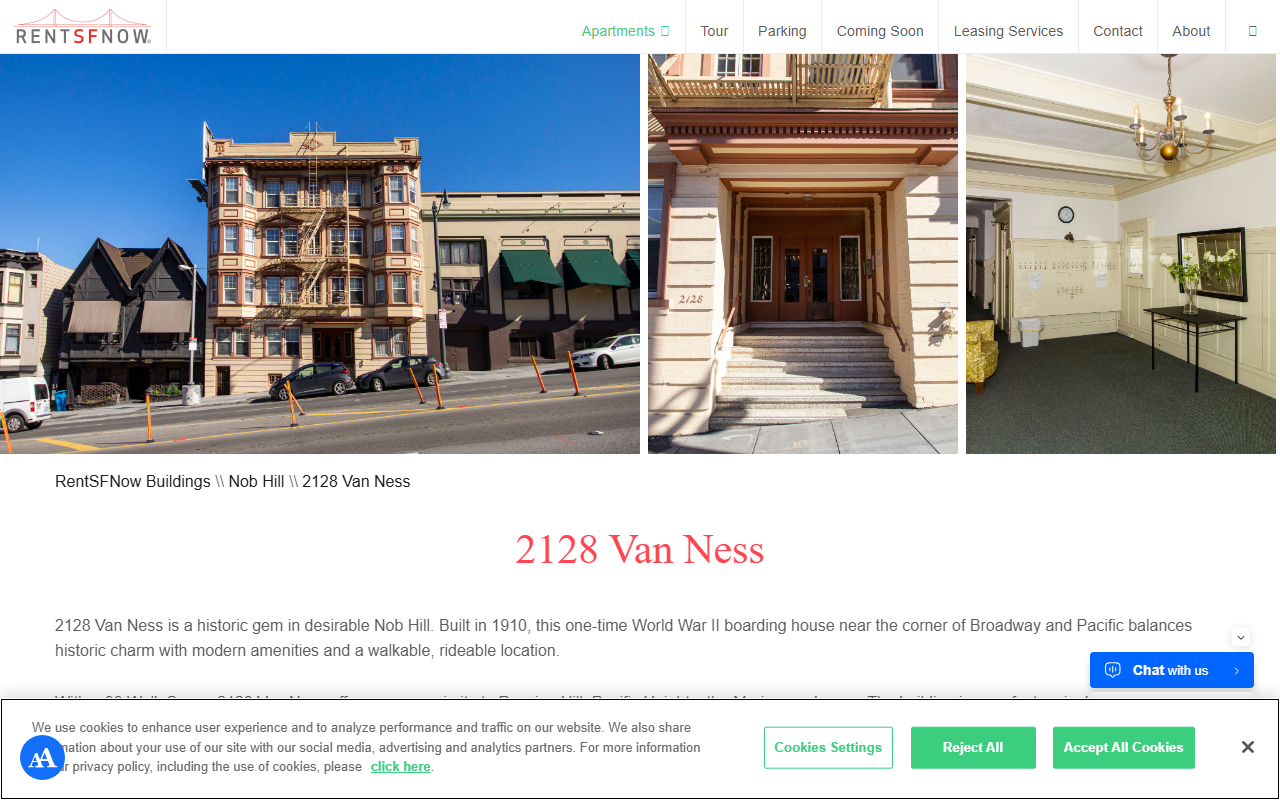 2128vanness.com screenshot