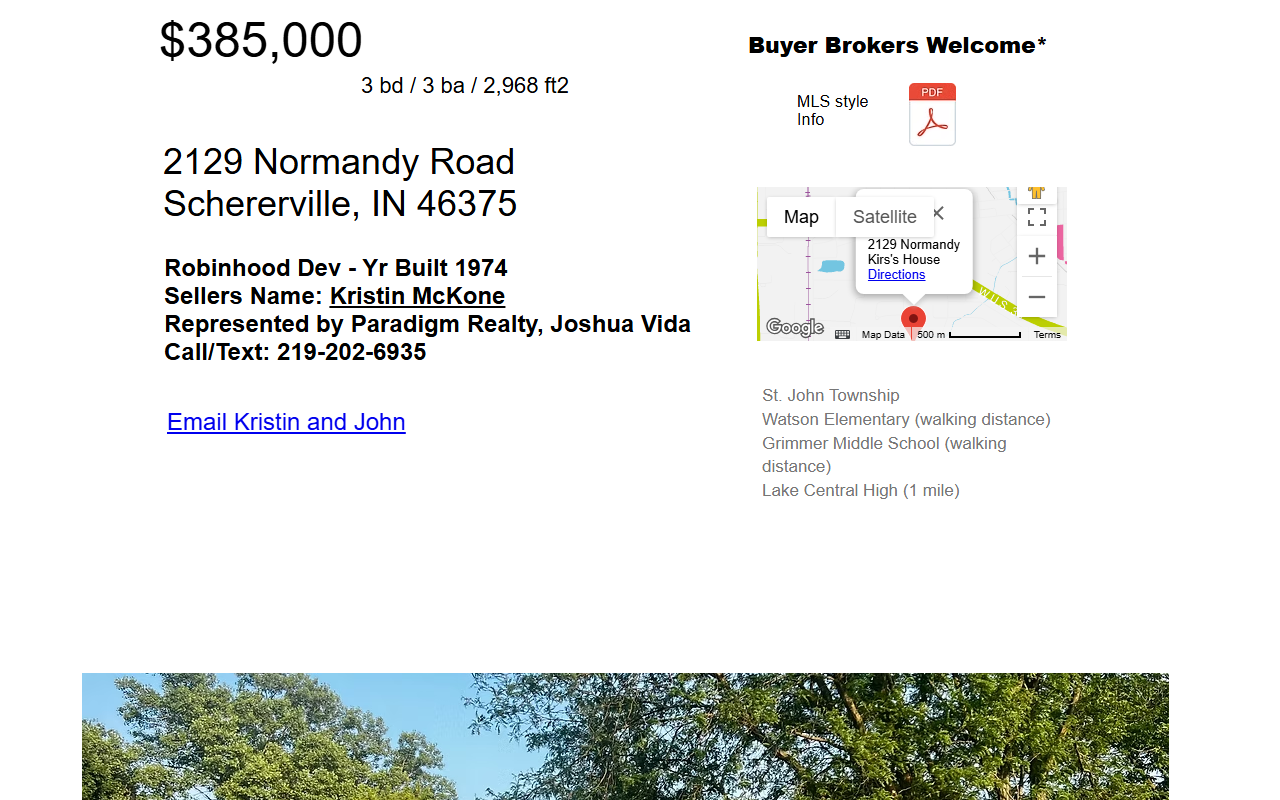2129normandy.com screenshot