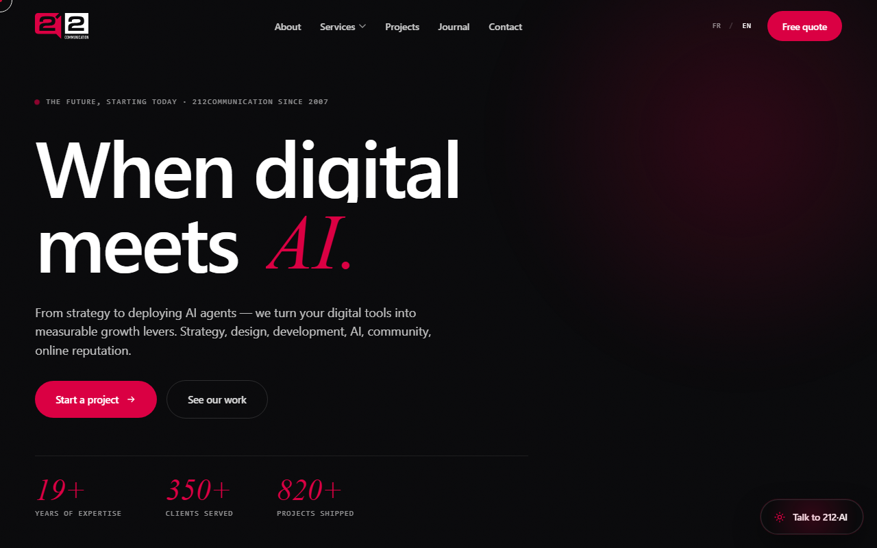 212communication.com screenshot