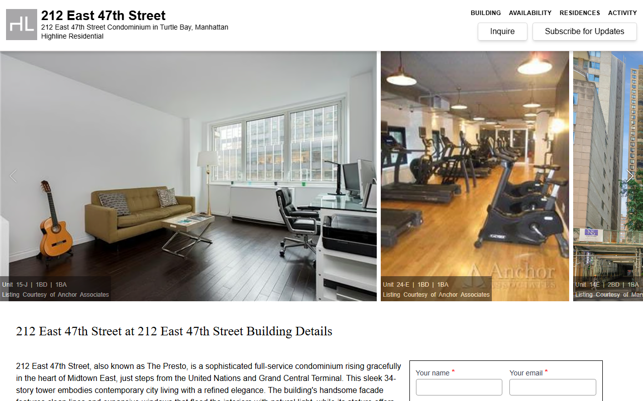 212east47th.com screenshot