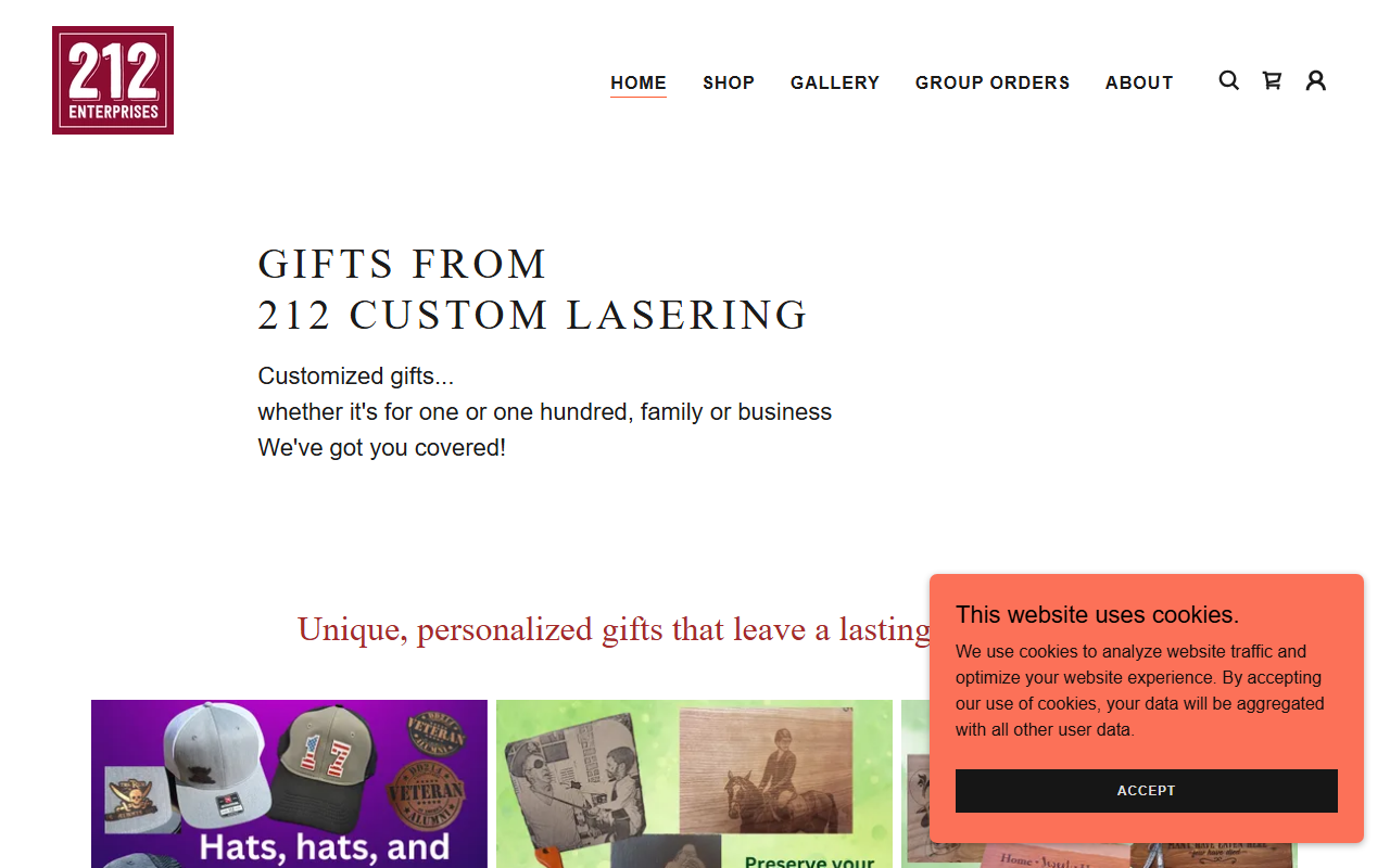 212enterprises.com screenshot