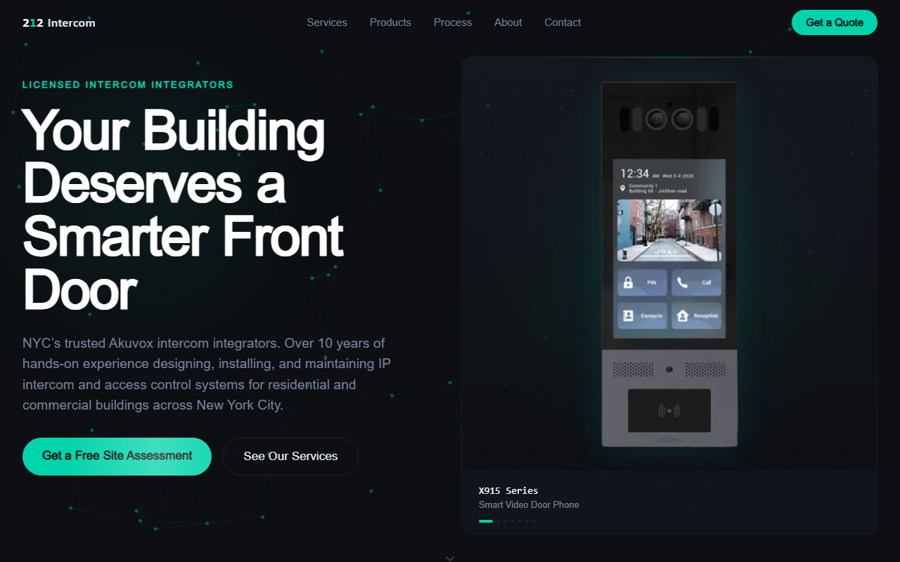 212intercom.com screenshot
