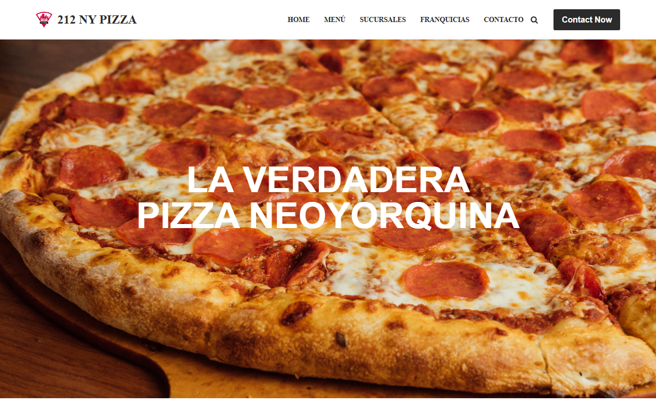 212nycpizza.com screenshot