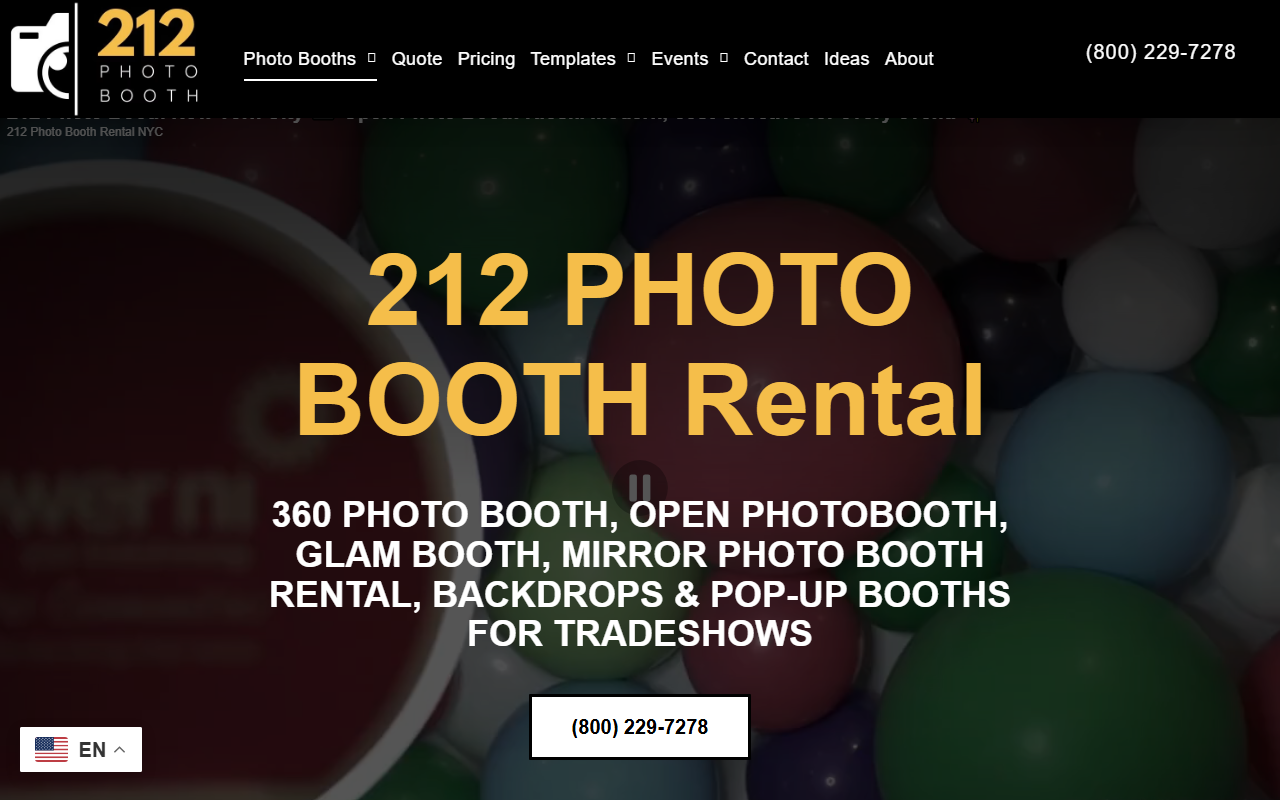 212photobooth.com screenshot