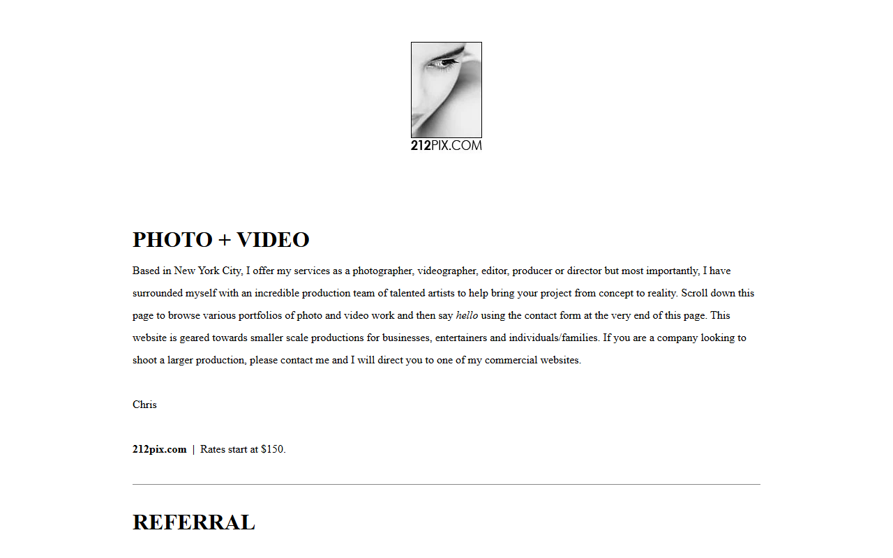 212photography.com screenshot