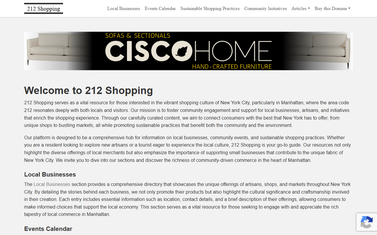 212shopping.com screenshot