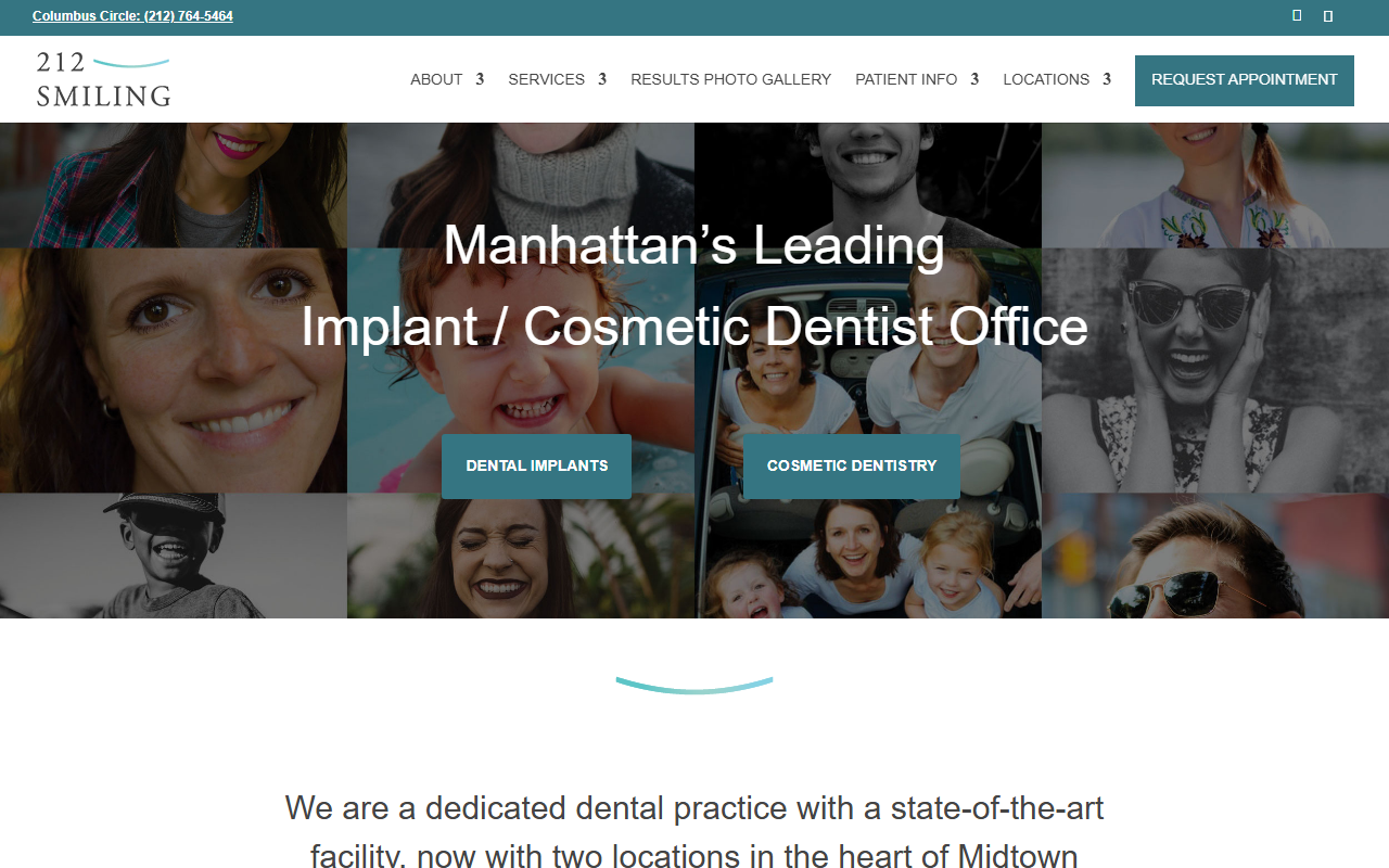 212smiling.com screenshot
