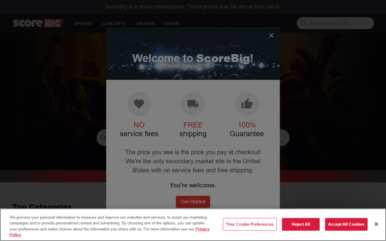 212tickets.com screenshot