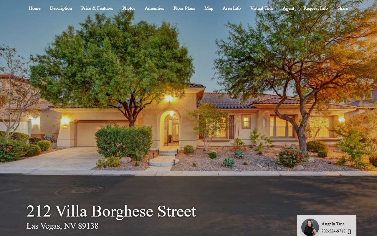 212villaborghese.com screenshot