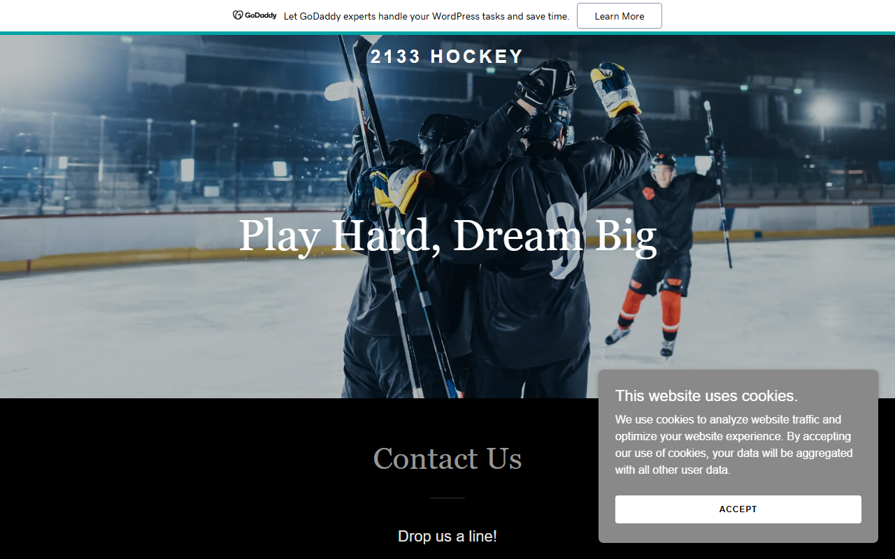 2133hockey.com screenshot