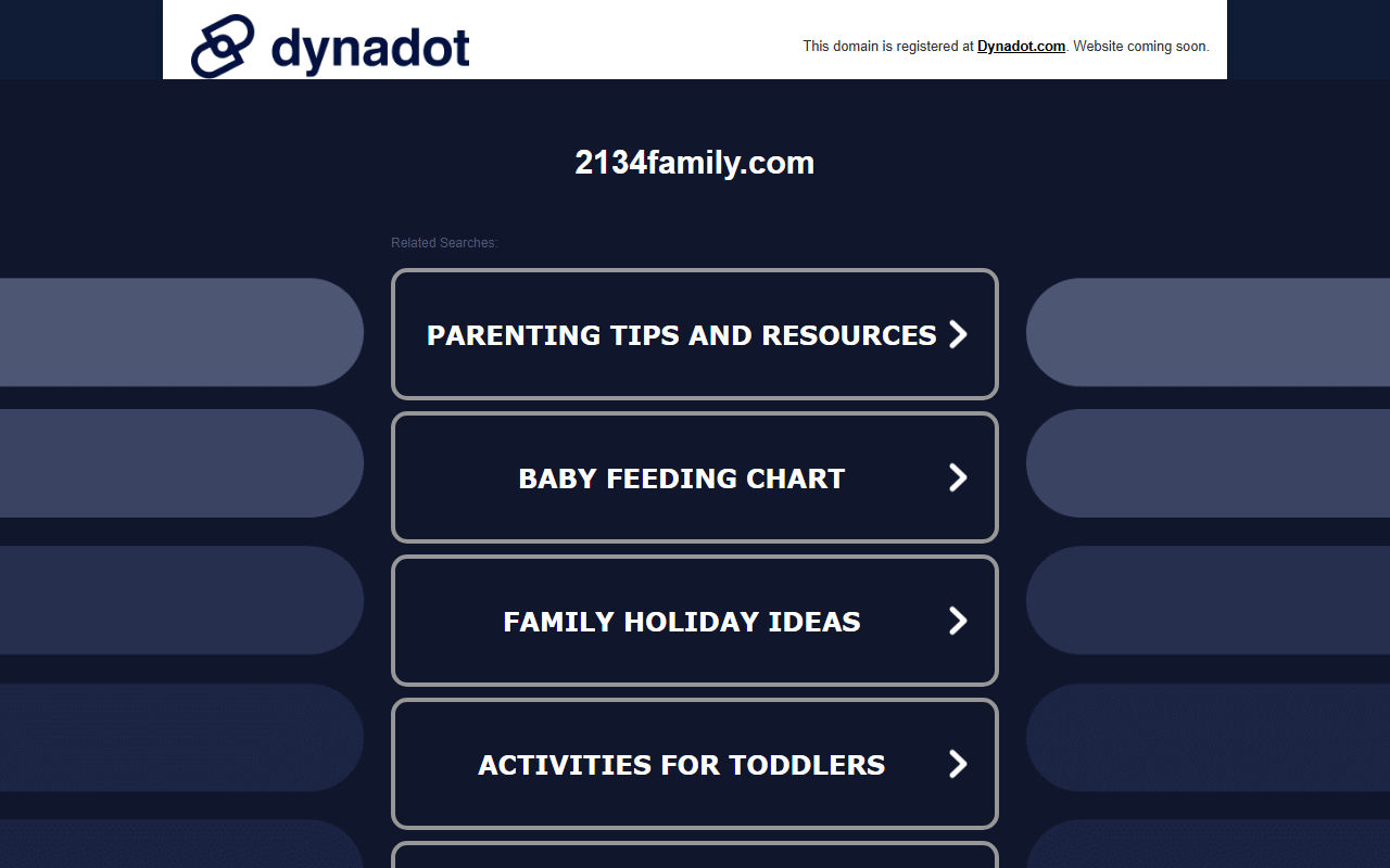 2134family.com screenshot