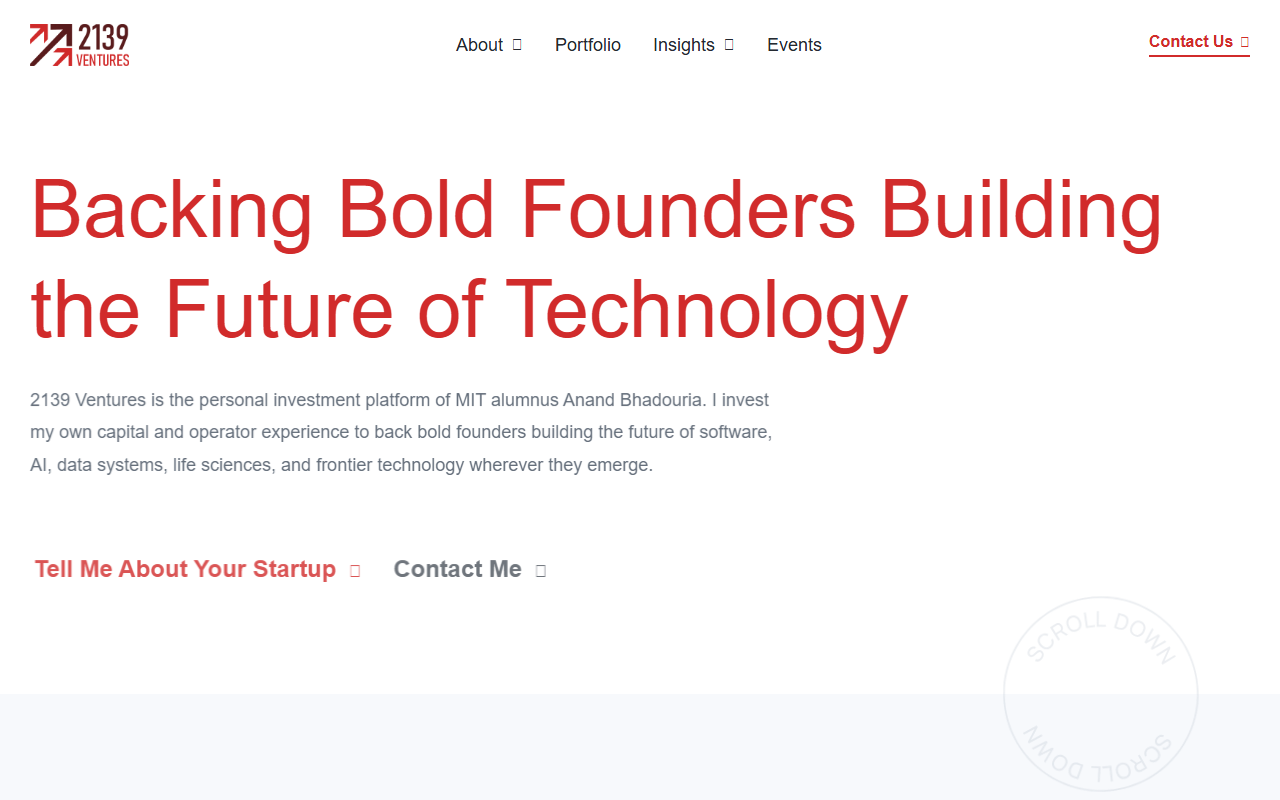 2139ventures.com screenshot