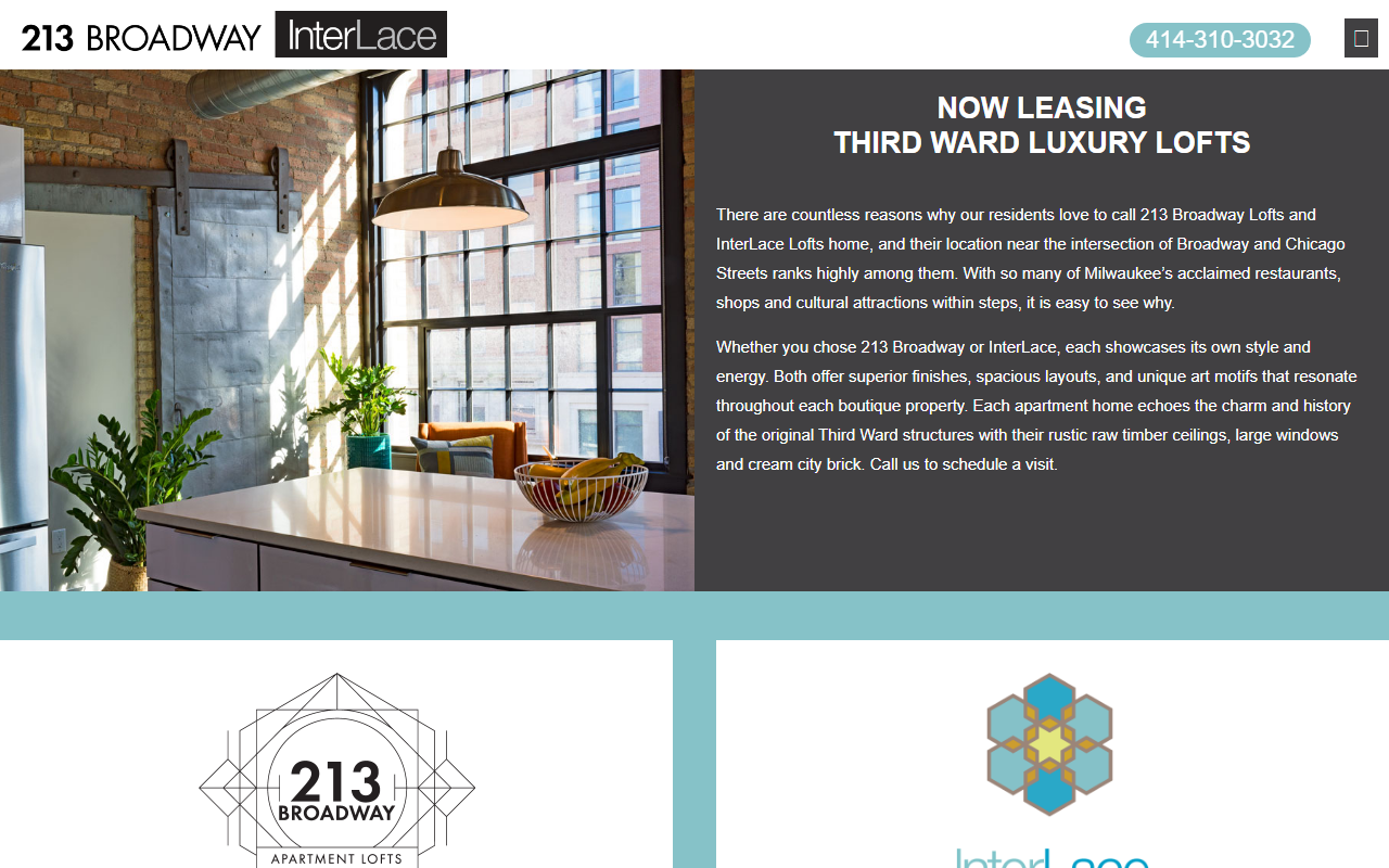 213broadway.com screenshot