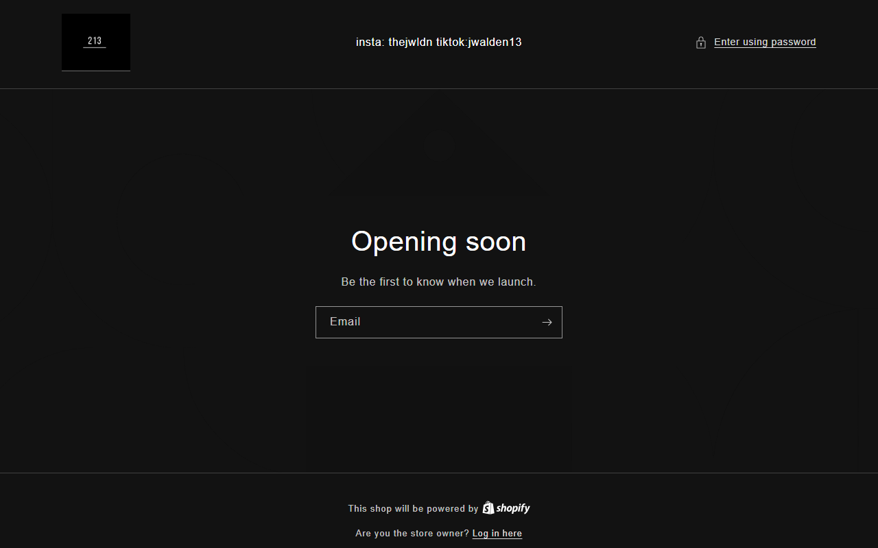 213clothes.com screenshot