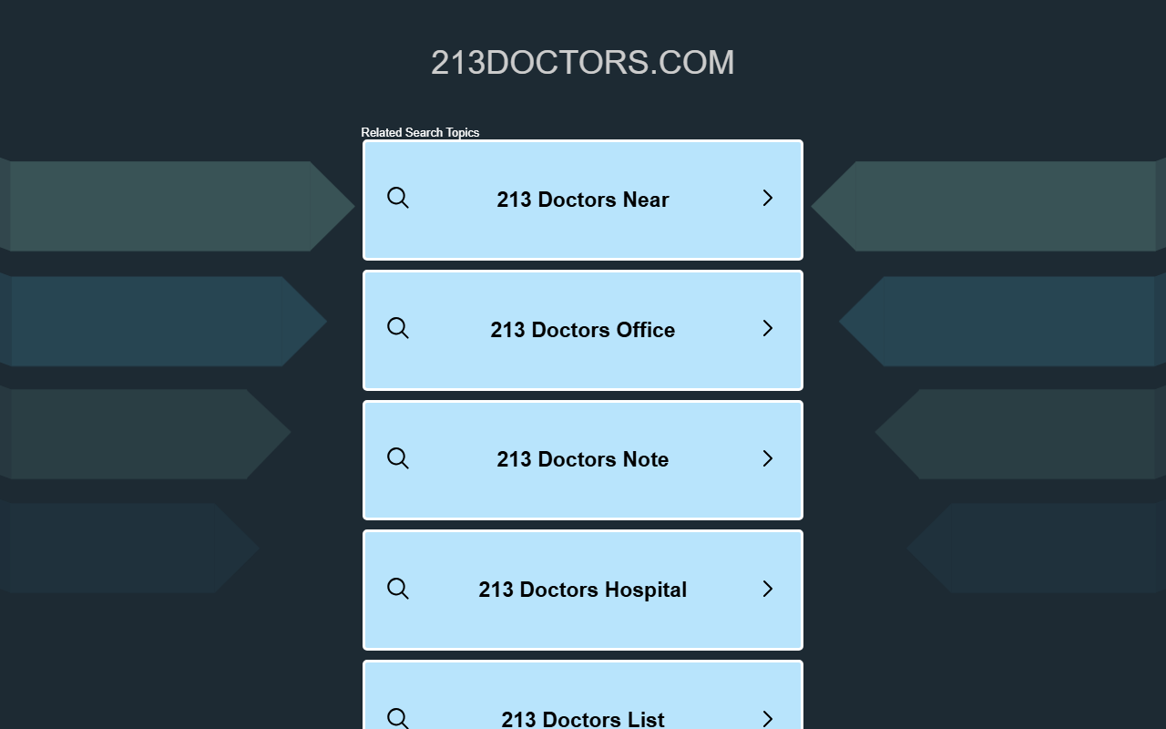 213doctors.com screenshot