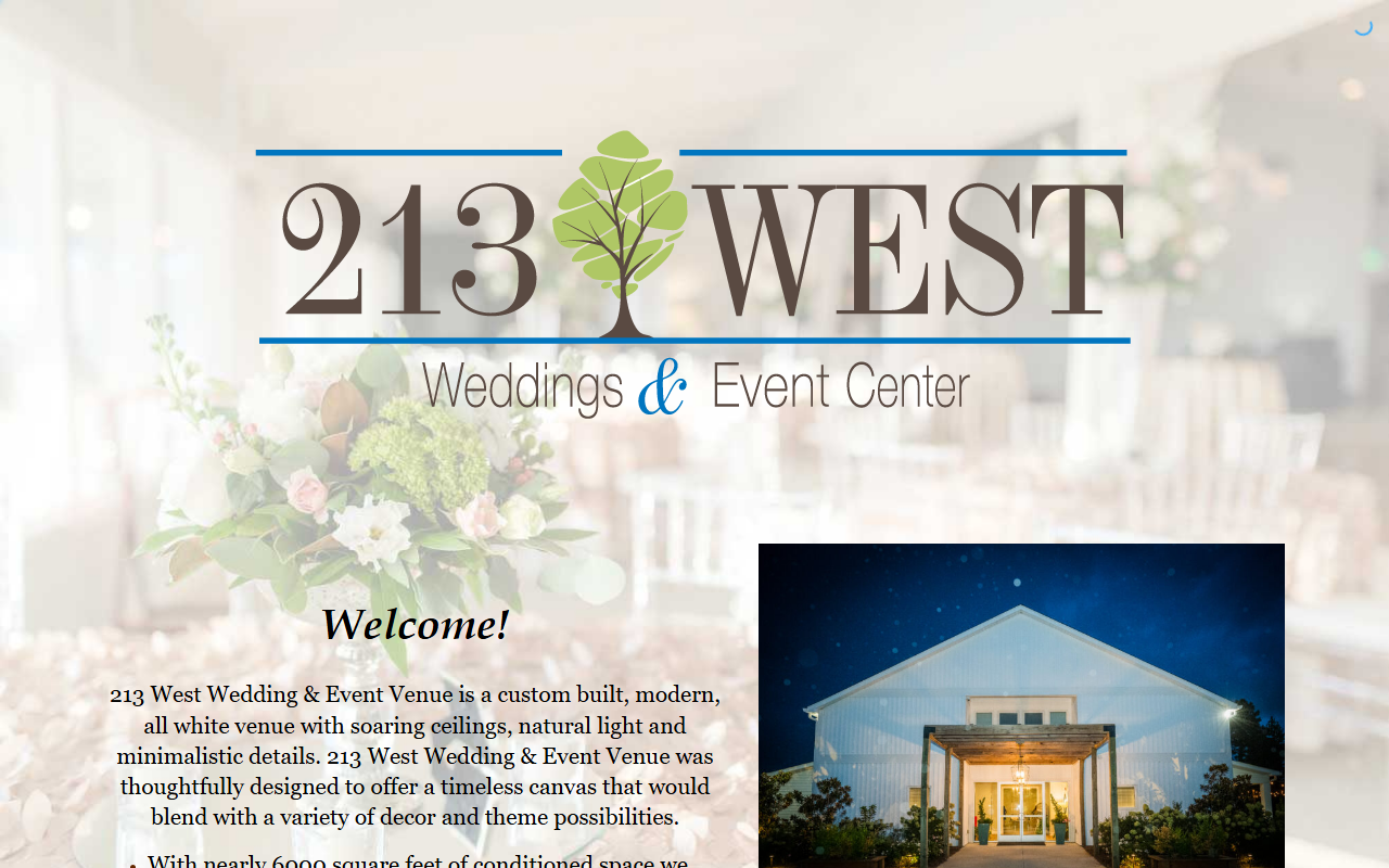 213westevents.com screenshot