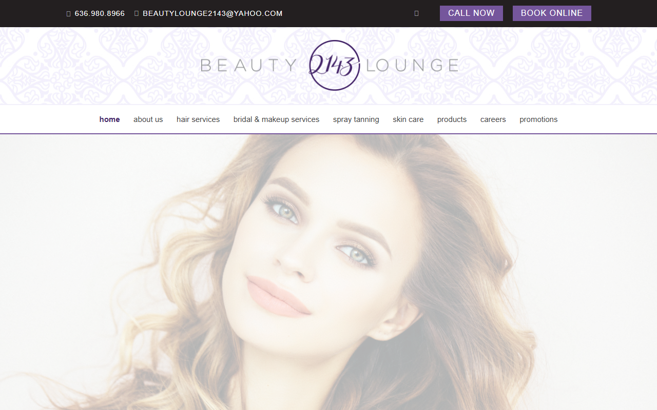 2143beautylounge.com screenshot
