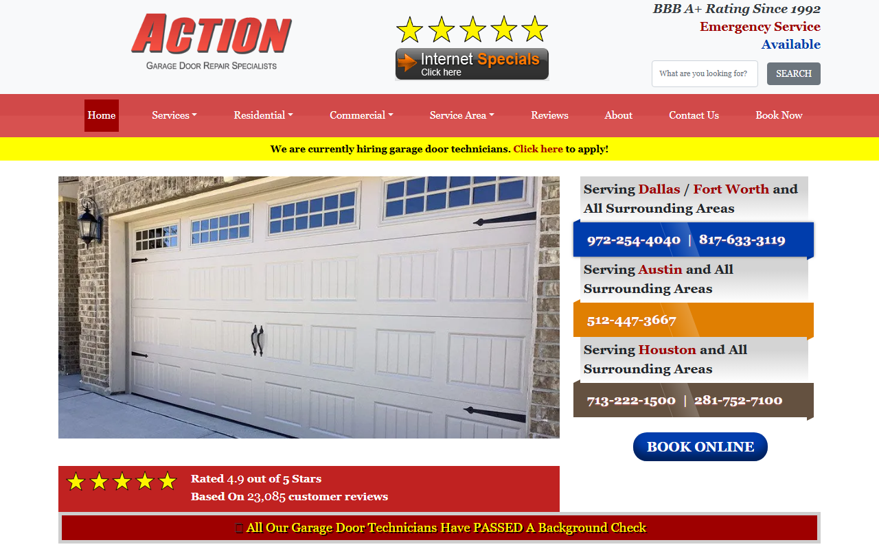 214fixdoor.com screenshot