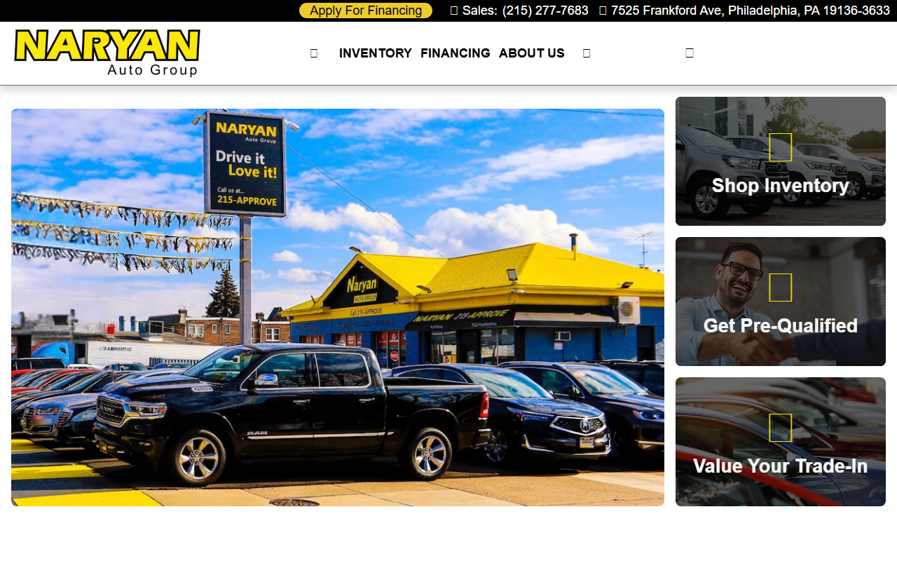 215-approve.com screenshot