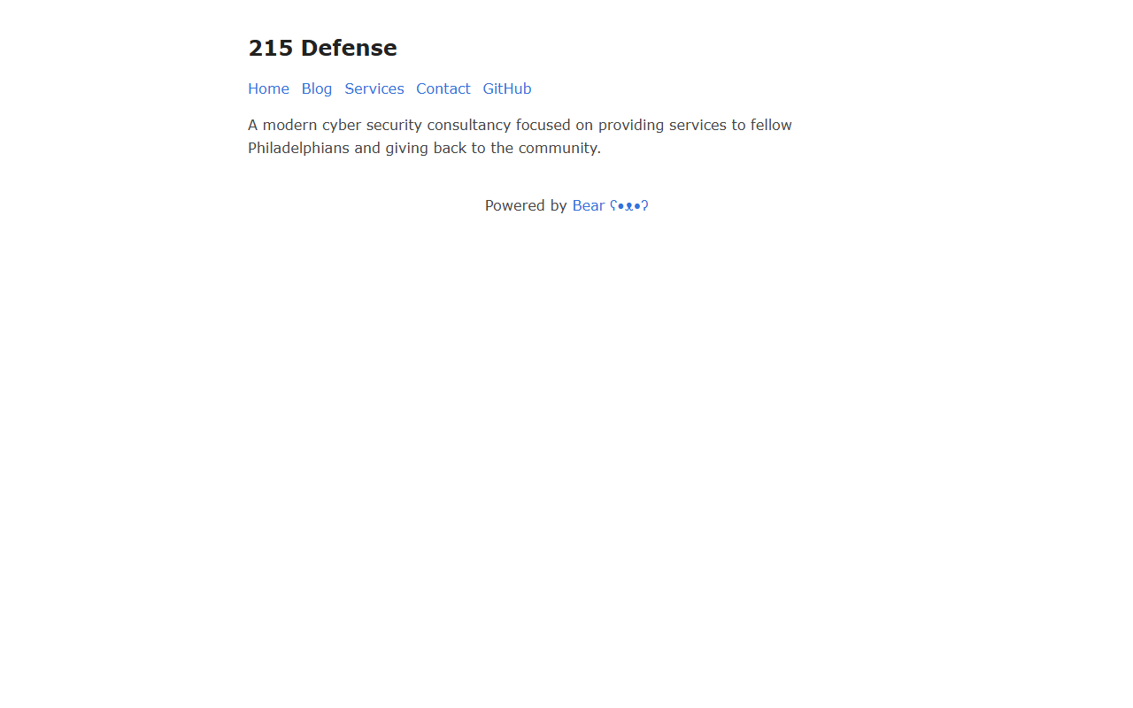 215defense.com screenshot