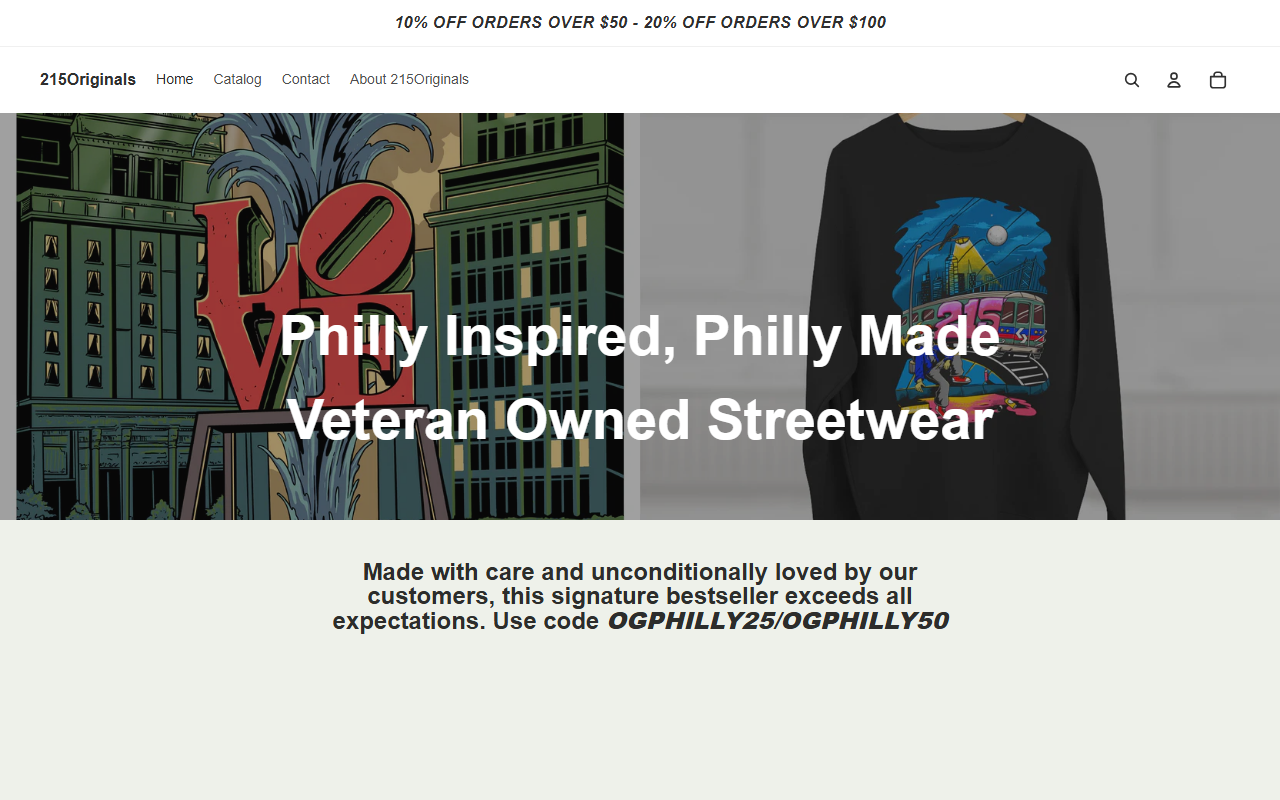 215originals.com screenshot