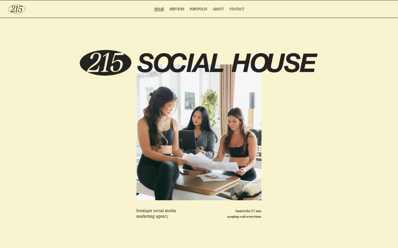 215socialhouse.com screenshot