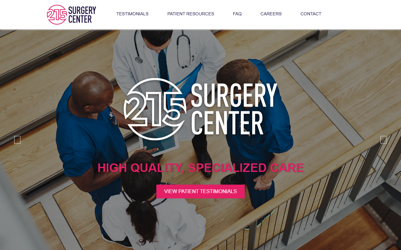 215surgerycenter.com screenshot