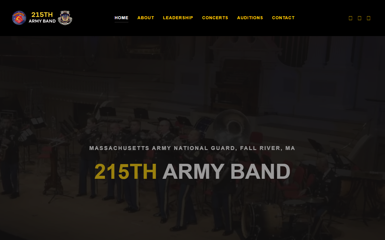 215tharmyband.com screenshot